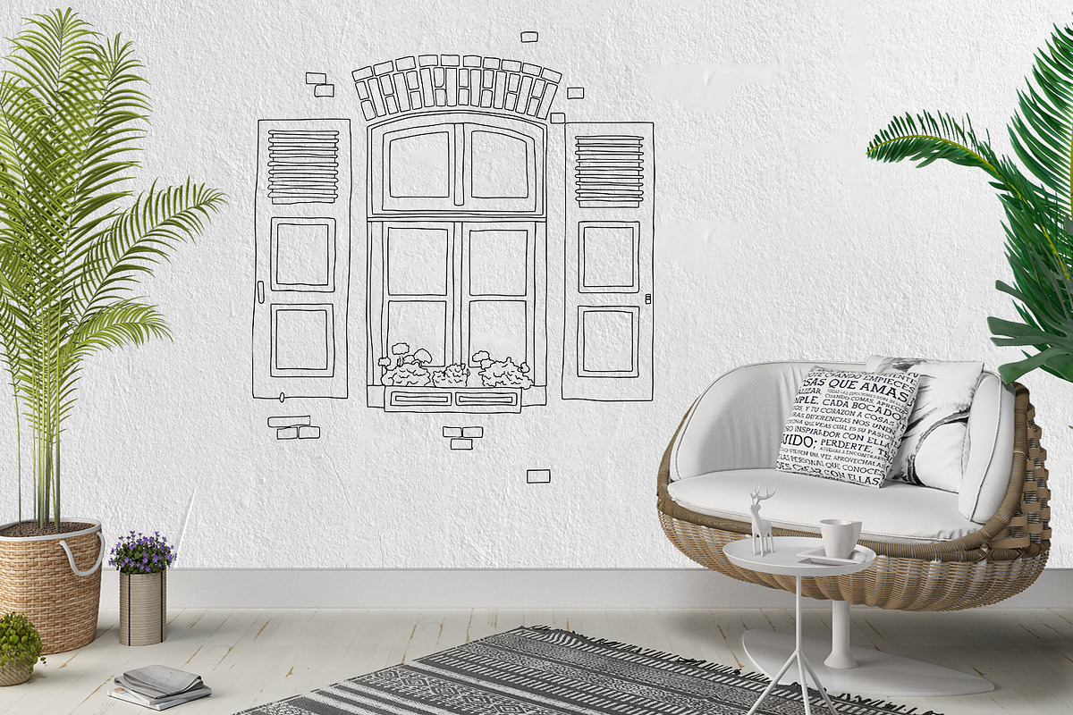 Windows & Doors. Vector set., an Object Illustration by iri-illustration (Photo 7 of 8)
