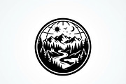 60 Eco Globe Landscape Silhouette, a Technology Illustration by Amazin_art (Thumbnail 16 of 44)
