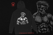 10 Bundle Dark Art Skull Bodybuilder, an Illustration by Morspective (Thumbnail 4 of 7)