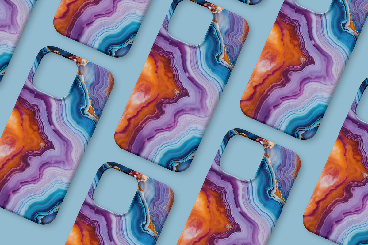 Agate Texture Digital Papers, a Texture Graphic by Forhadx5 (Photo 9 of 11)