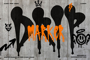 Drip Marker Font