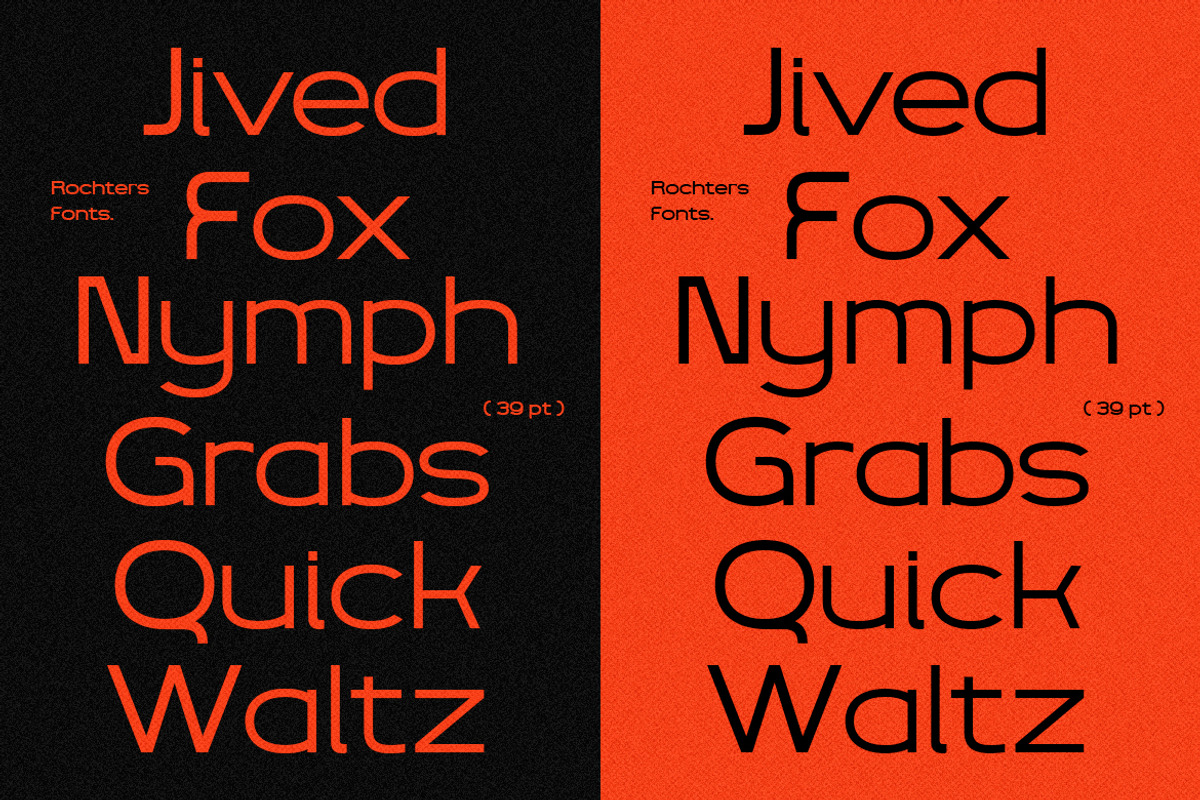 Rochters Font, a Sans Serif Font by Glyphminds Studios (Photo 6 of 10)