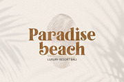 Tropical Garden font, a Serif Font by Davide Bassu (Thumbnail 11 of 15)