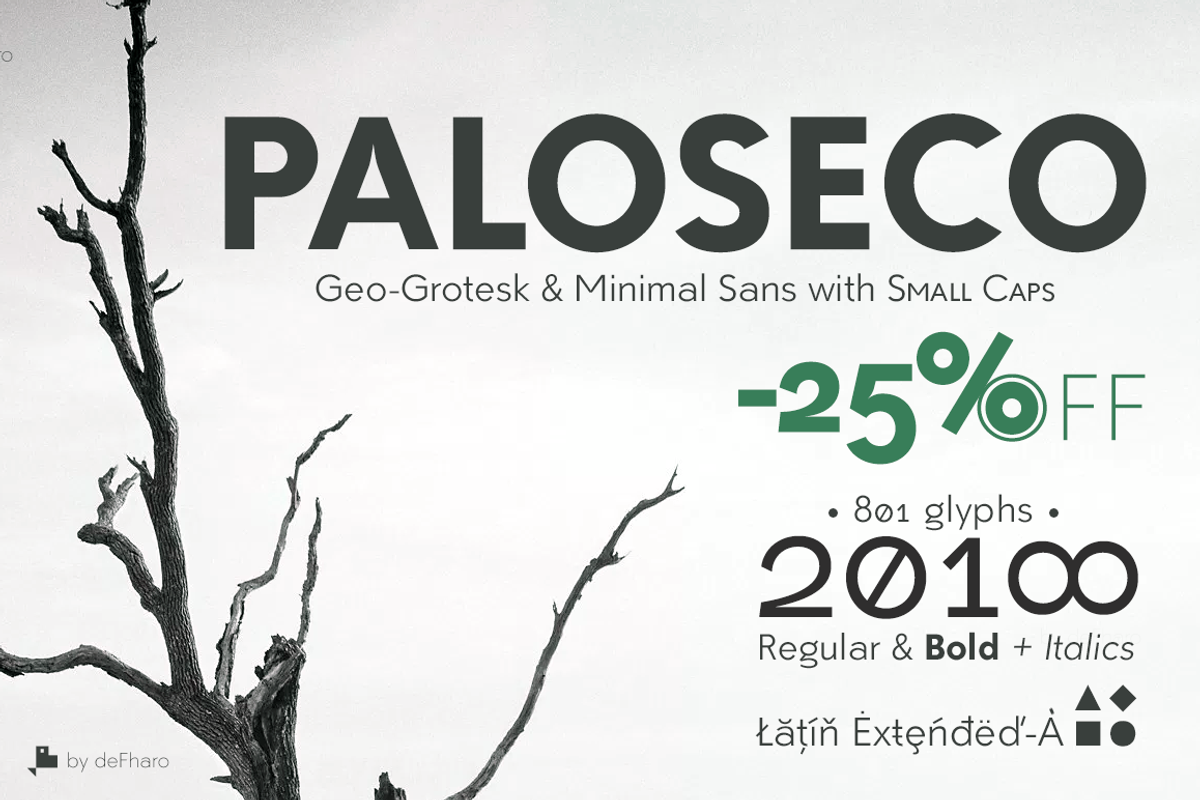 PALOSECO Geo-Grotesk -4 fonts- preview 3