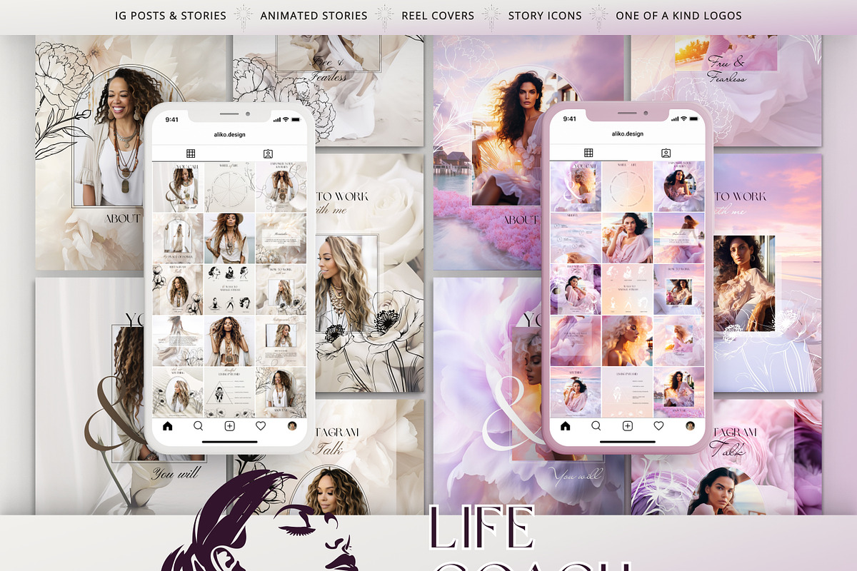 Instagram Post Template | Life Coach, a Social Media Template by Under My Cozy Roof (Photo 9 of 10)