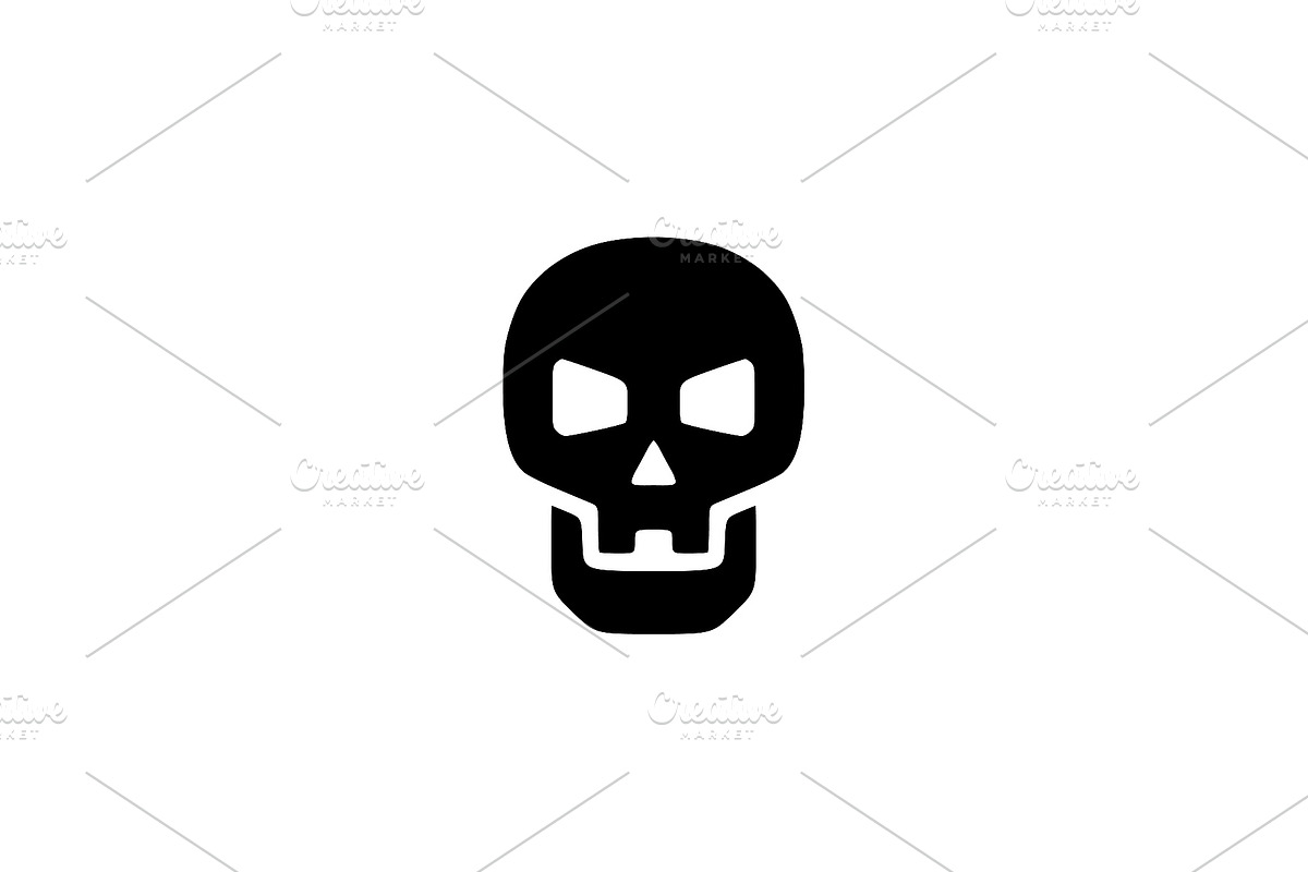 Skull Bone Vector Illustration, a Decorative Illustration by Vectorium Studio (Photo 1 of 4)