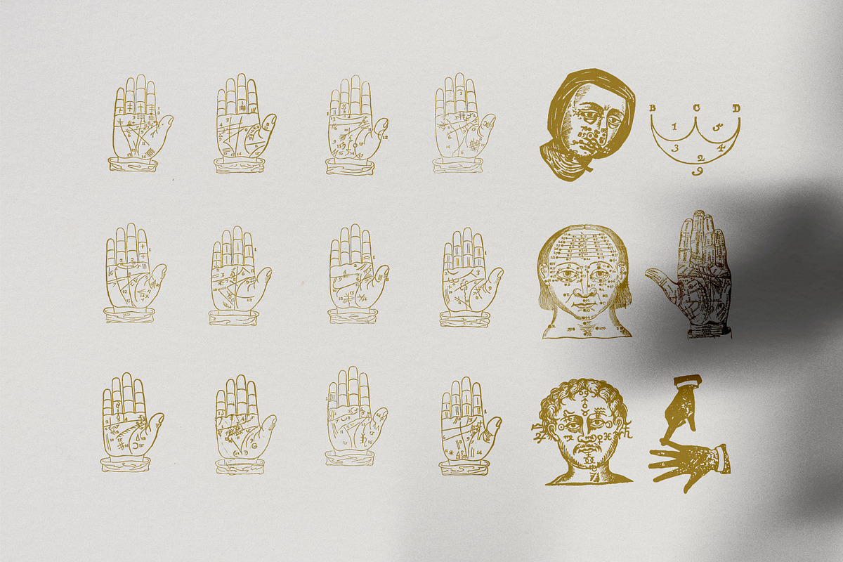 Palmistry, Zodiac & Occult, an Illustration by Nomad Visuals (Photo 11 of 13)