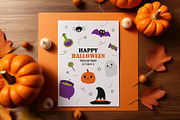 Halloween Cute Kawaii Clipart Set., a Decorative Illustration by kaisorn (Thumbnail 5 of 5)