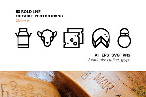 50 Cheese Icons