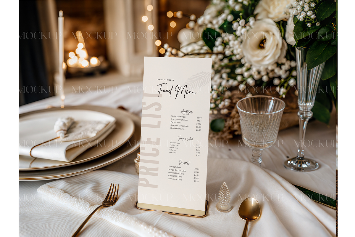Luxury Table Setting, a Product Mockup by MockupWizard (Photo 3 of 3)