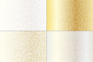 Silver & Gold Natural Textures