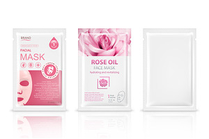 Facial sheet mask sachet package Set