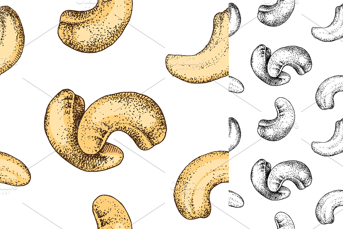 Hard nut graphic design set, a Food Illustration by handsketched (Photo 17 of 18)