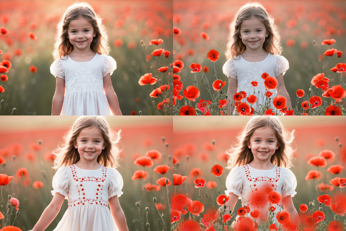 Flower Meadow Overlays, an Object Graphic by DreamyOverlay (Photo 3 of 5)