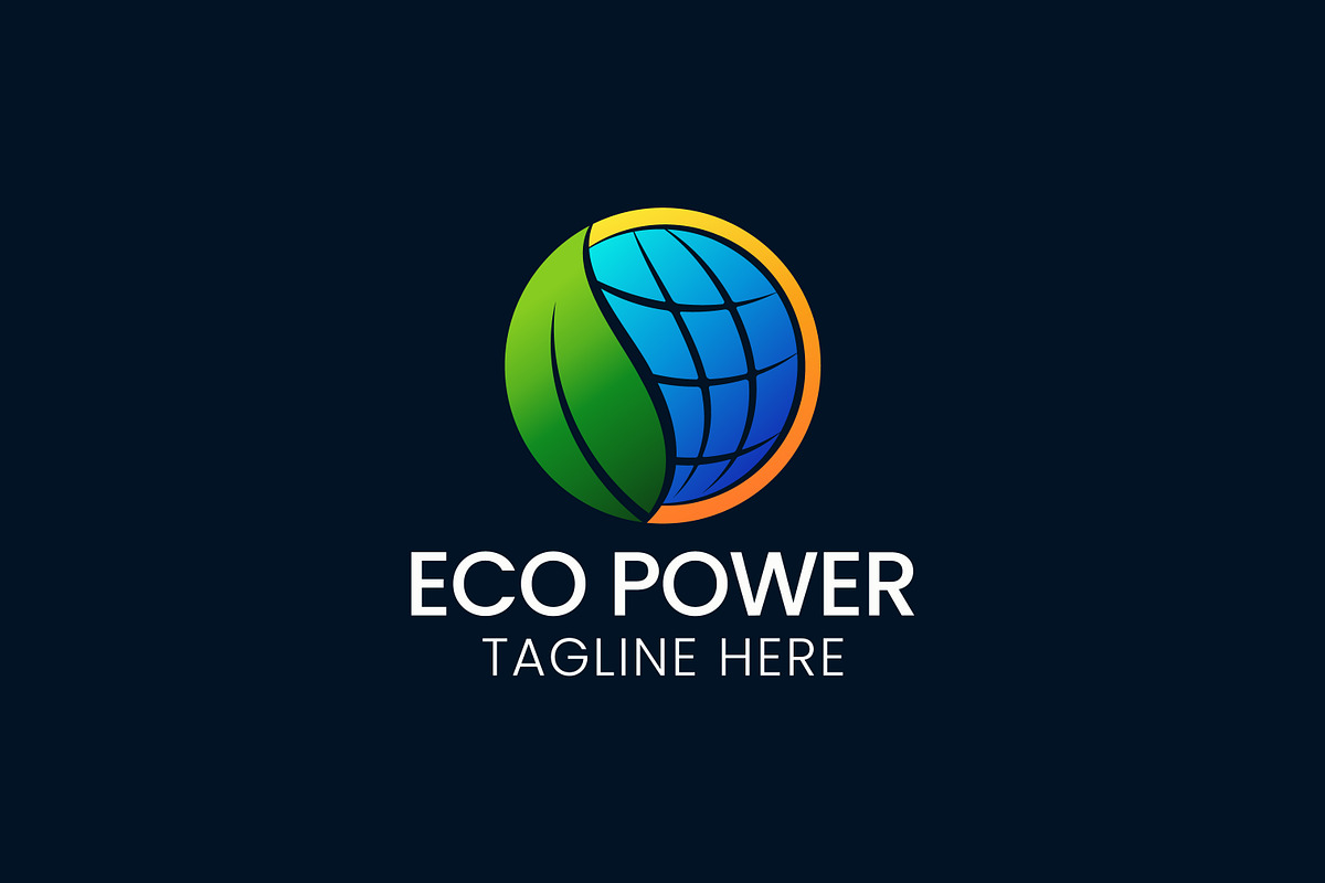 Eco Power Renewable Energy Logo, a Branding & Logo Template by Signatoro (Photo 2 of 3)