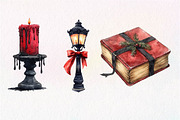 Victorian Christmas Clipart, an Illustration by Dream Creation (Thumbnail 7 of 7)