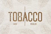 tobacco font Tobacco Typeface, a Sans Serif Font by Josh O