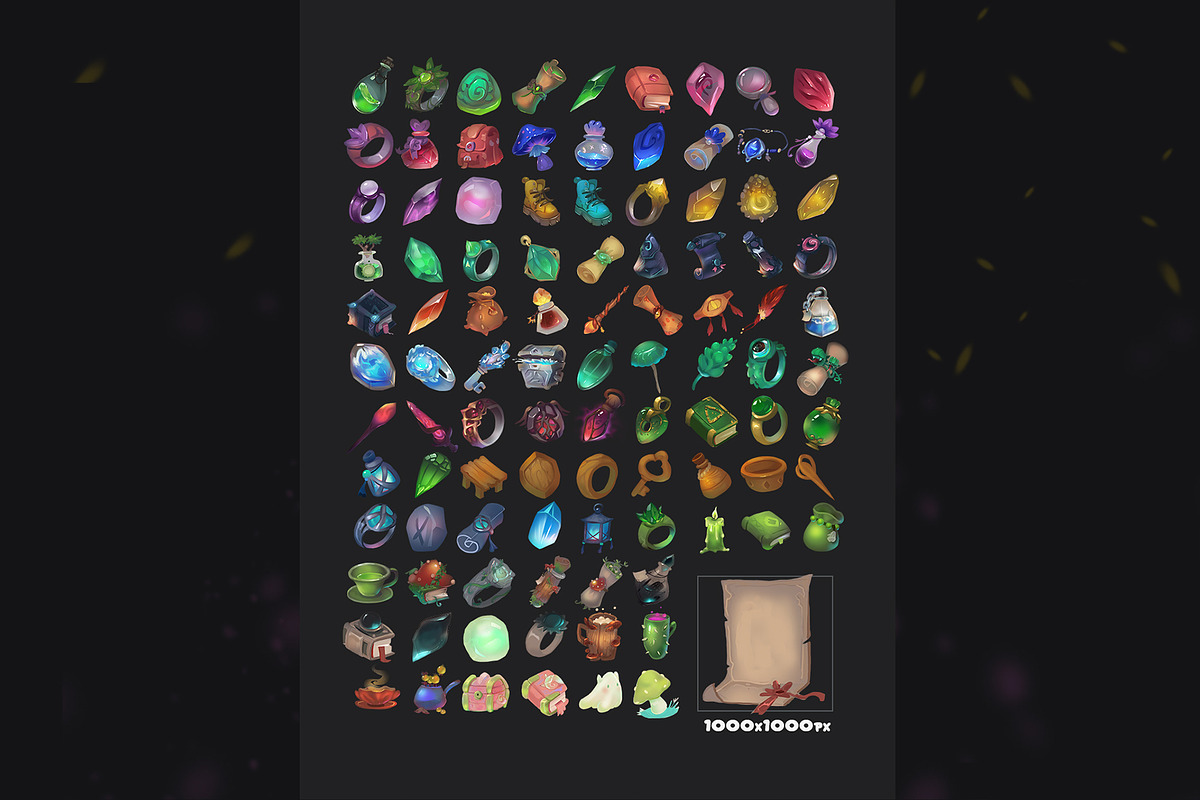 Stylized Magic Icons Pack Vol2, an Icon by jovanadamcevska (Photo 2 of 3)
