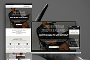 Canva sales page Website Template, a Landing Page Template by My Template Studio (Thumbnail 3 of 6)