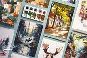 Watercolor Paper Mockup Layout, a Product Mockup by Custom Scene (Thumbnail 1 of 10)