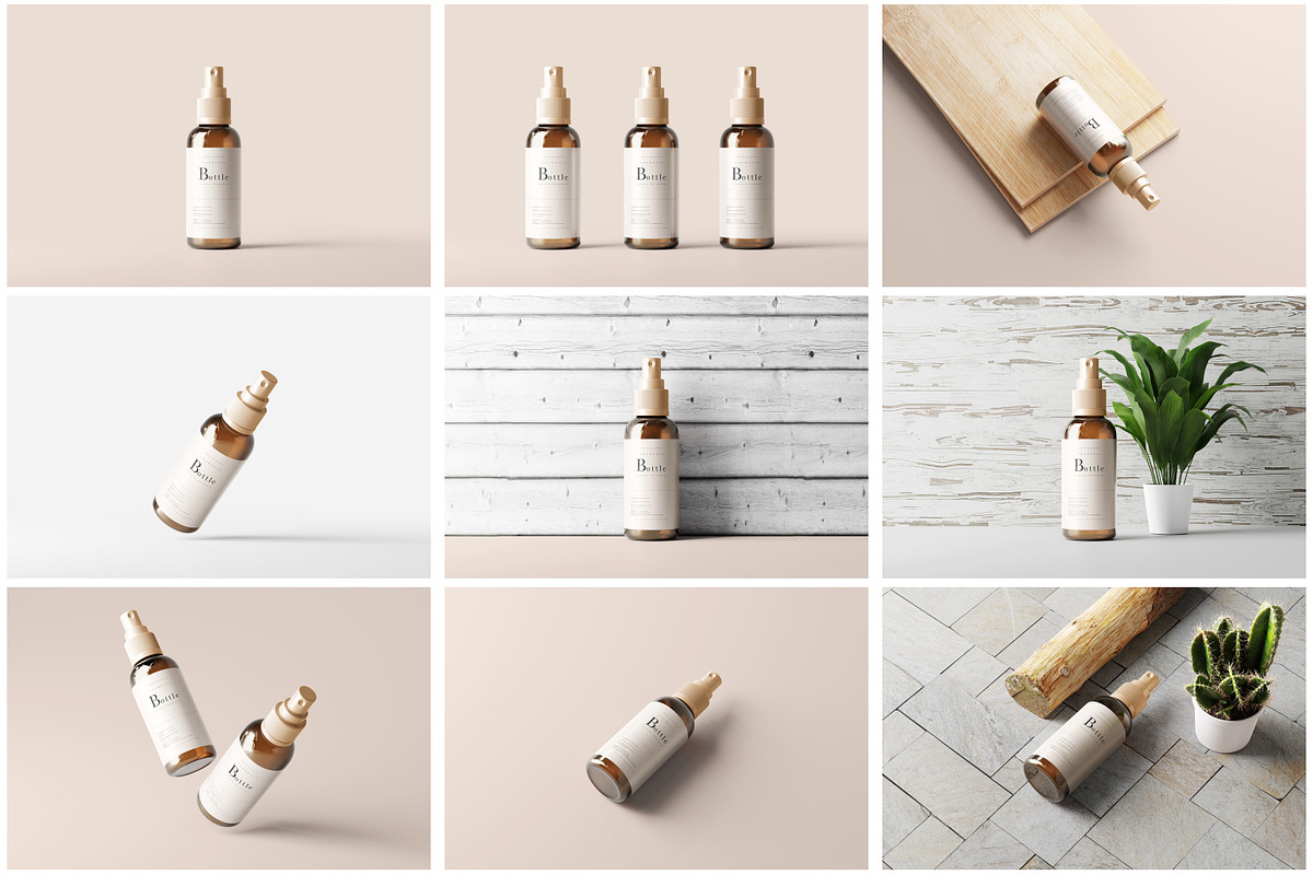 The Ultimate Bottle Mockup Bundle, a Cups & Container Mockup by pmvch (Photo 67 of 85)
