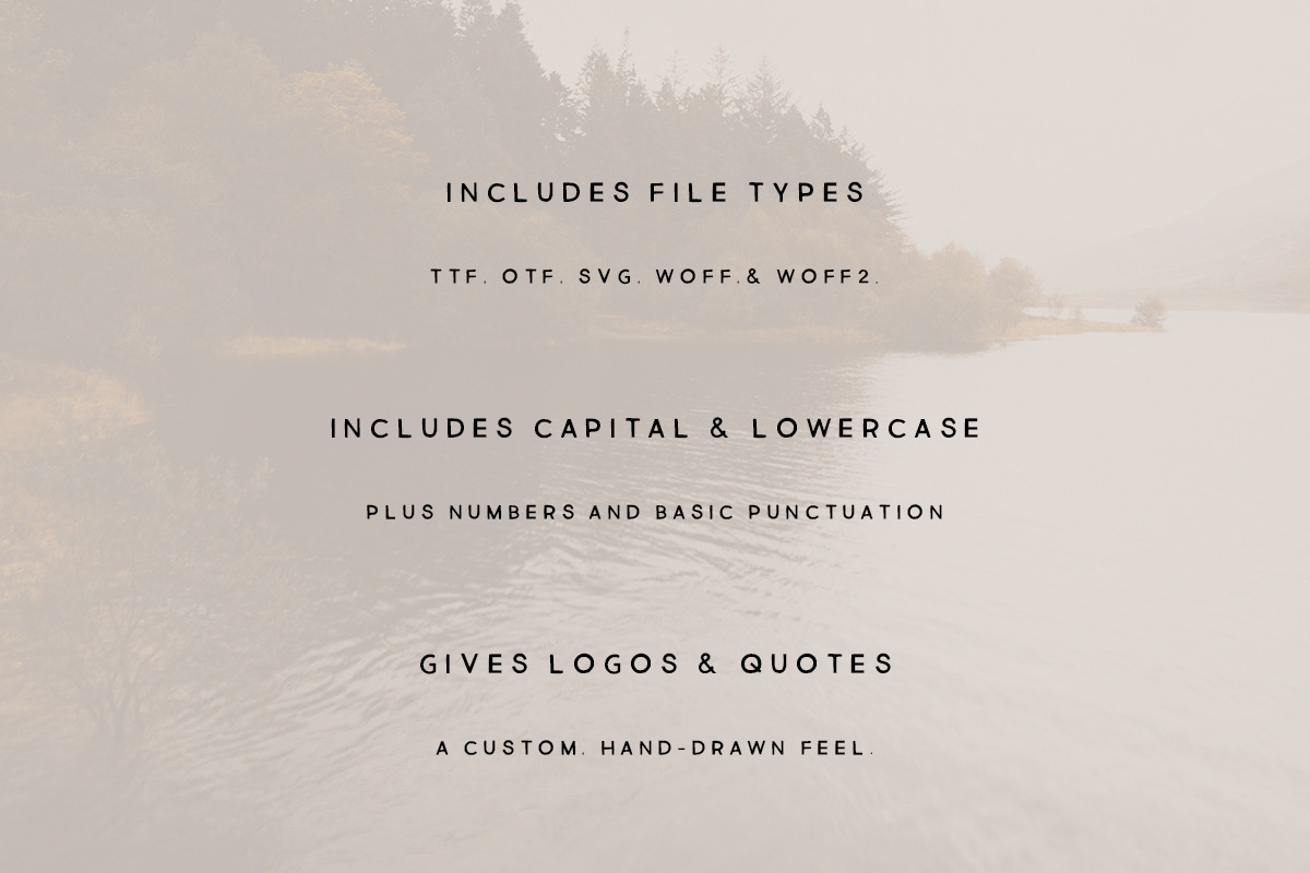 Eugene: Tough & Tender San Serif, a Sans Serif Font by Margot + Co (Photo 9 of 10)