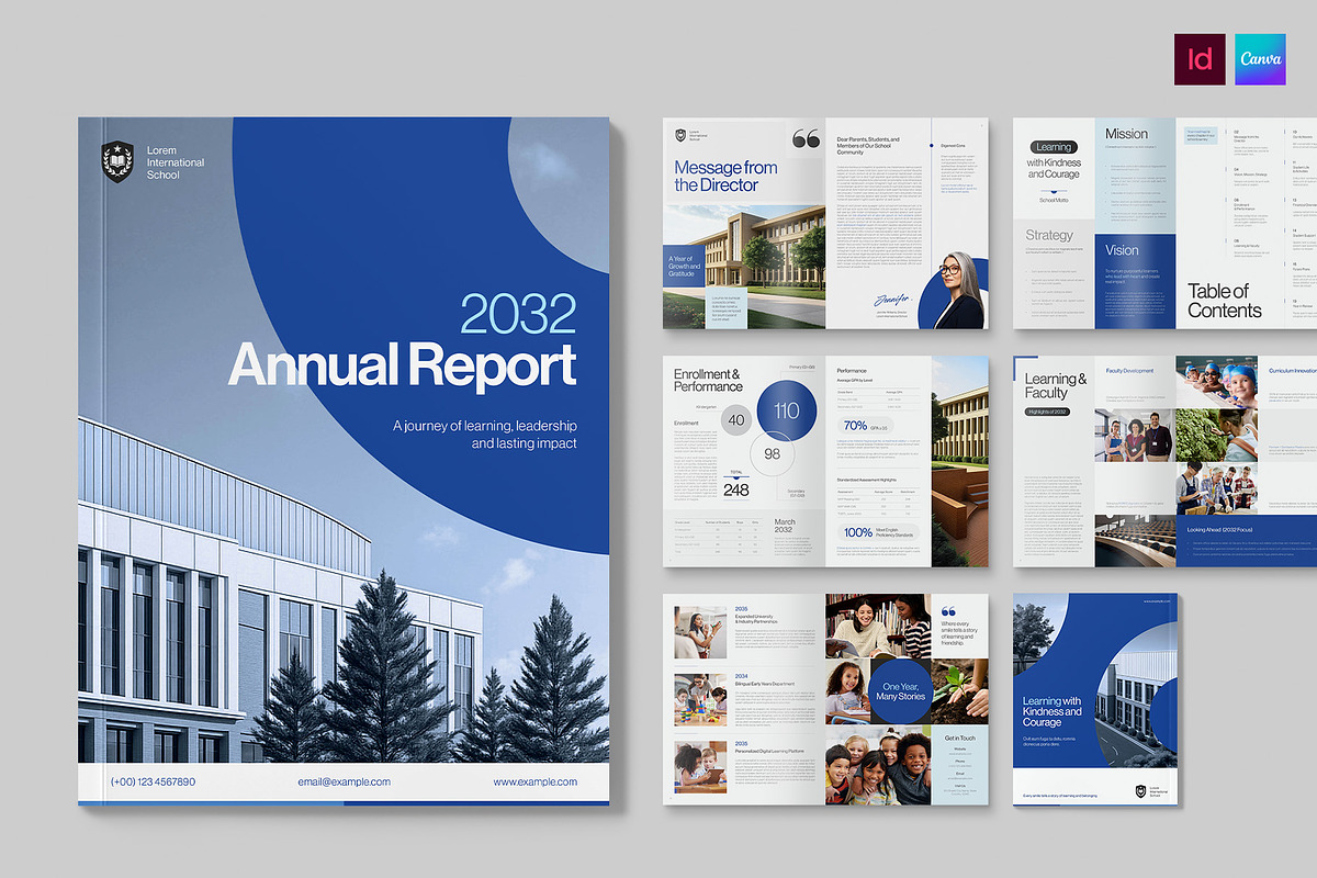 Annual Report Template, a Brochure Template by BrandPacks (Photo 1 of 6)