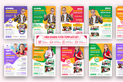 Kids school Admission Flyer Template, a Marketing Template by Mk_Studio (Thumbnail 1 of 11)