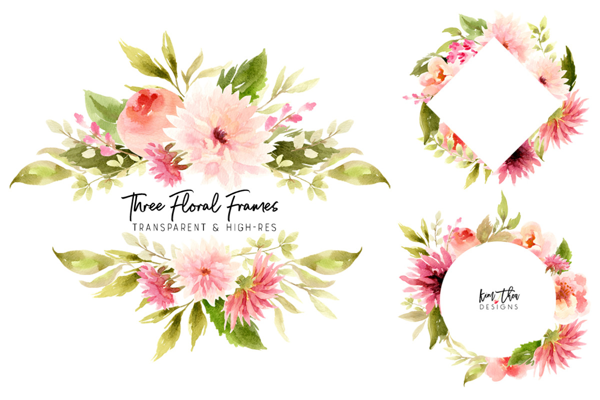 Sweet Dahlias and Roses, an Illustration by Kim Thoa Designs (Photo 7 of 9)