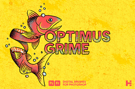 Optimus Grime Photoshop Brushes