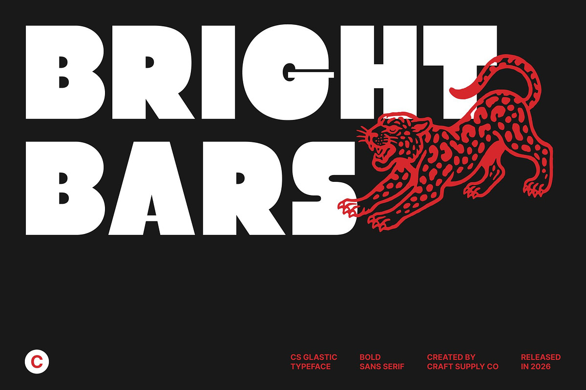 CS Glastic – Bold Font, a Sans Serif Font by Craft Supply Co. (Photo 2 of 8)