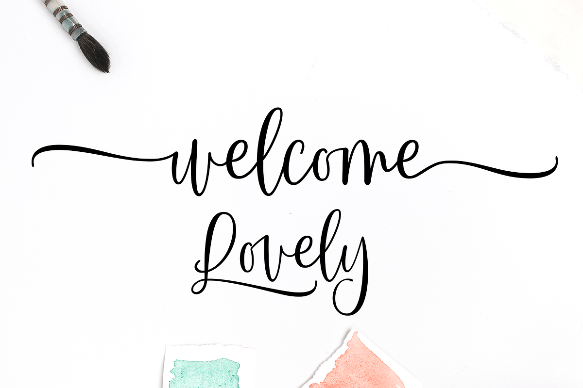 Awesome Font Duo, a Script Font by Meutuwah (Photo 3 of 8)