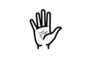 Hand Gesture Vector Icon Bundle, an Illustration by jahid234 (Thumbnail 6 of 52)