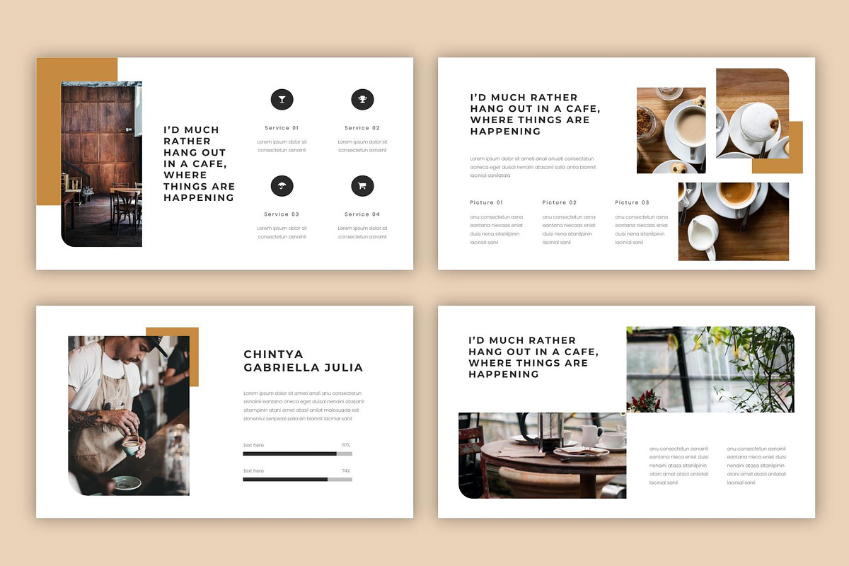Supplies - Cafe PowerPoint Template, a Presentation Template by riz creative studio (Photo 6 of 9)