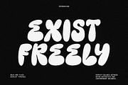 JellyFish - Groovy Bubble Font, a Symbol Font by Typeparties (Thumbnail 1 of 10)