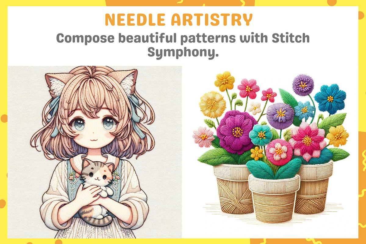 Procreate Stitch Embroidery Brushes, a Brush Add-On by nikiartcorner (Photo 5 of 7)