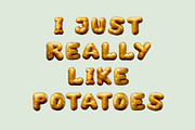 Potato Font, a Handwritten Font by Handmadefont (Thumbnail 4 of 10)