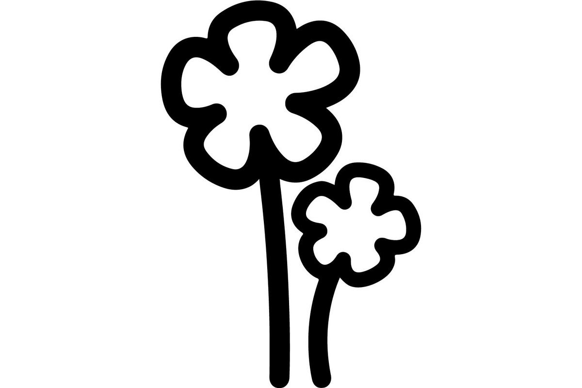 Simple Wildflower Silhouette, an Object Graphic by Designer_Momina (Photo 2 of 15)