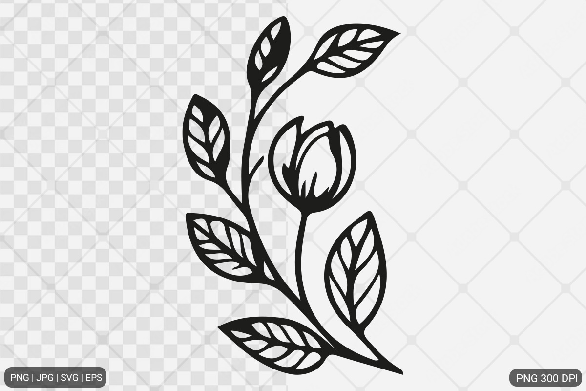 Floral Design SVG PNG Bundle, an Illustration by Actual Pixel (Photo 15 of 22)