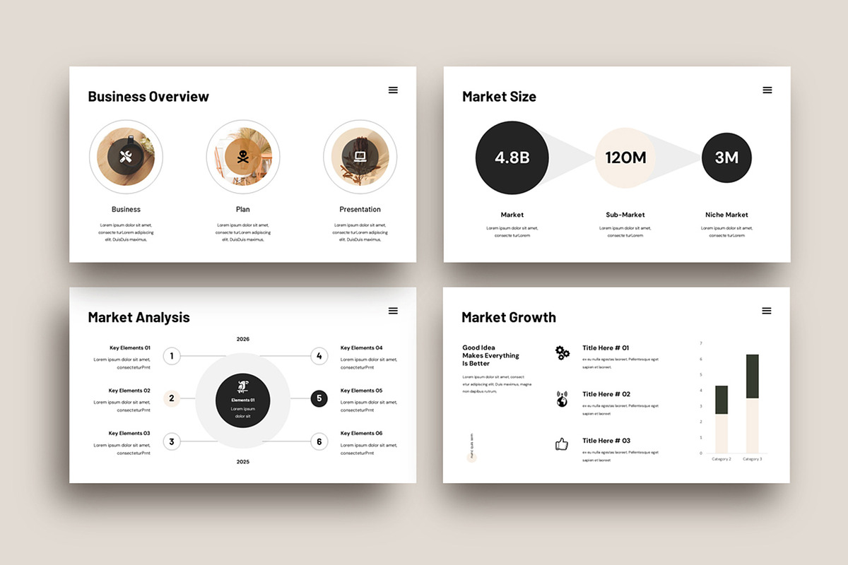 Business Plan Presentation Template, a Presentation Template by Dream-Lab (Photo 6 of 7)