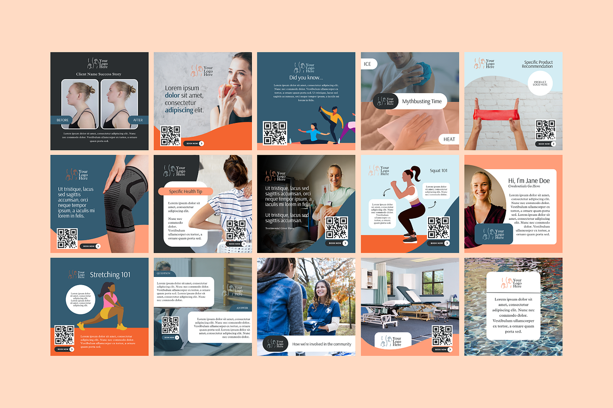 Physiotherapy Social Media, a Social Media Template by Sincerely Media (Photo 8 of 9)