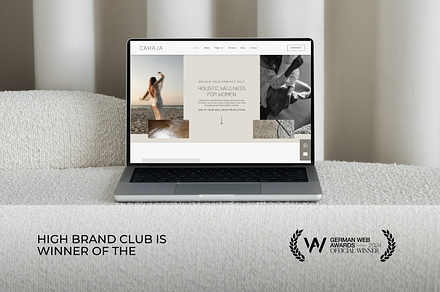Beige Aesthetic Elementor Template