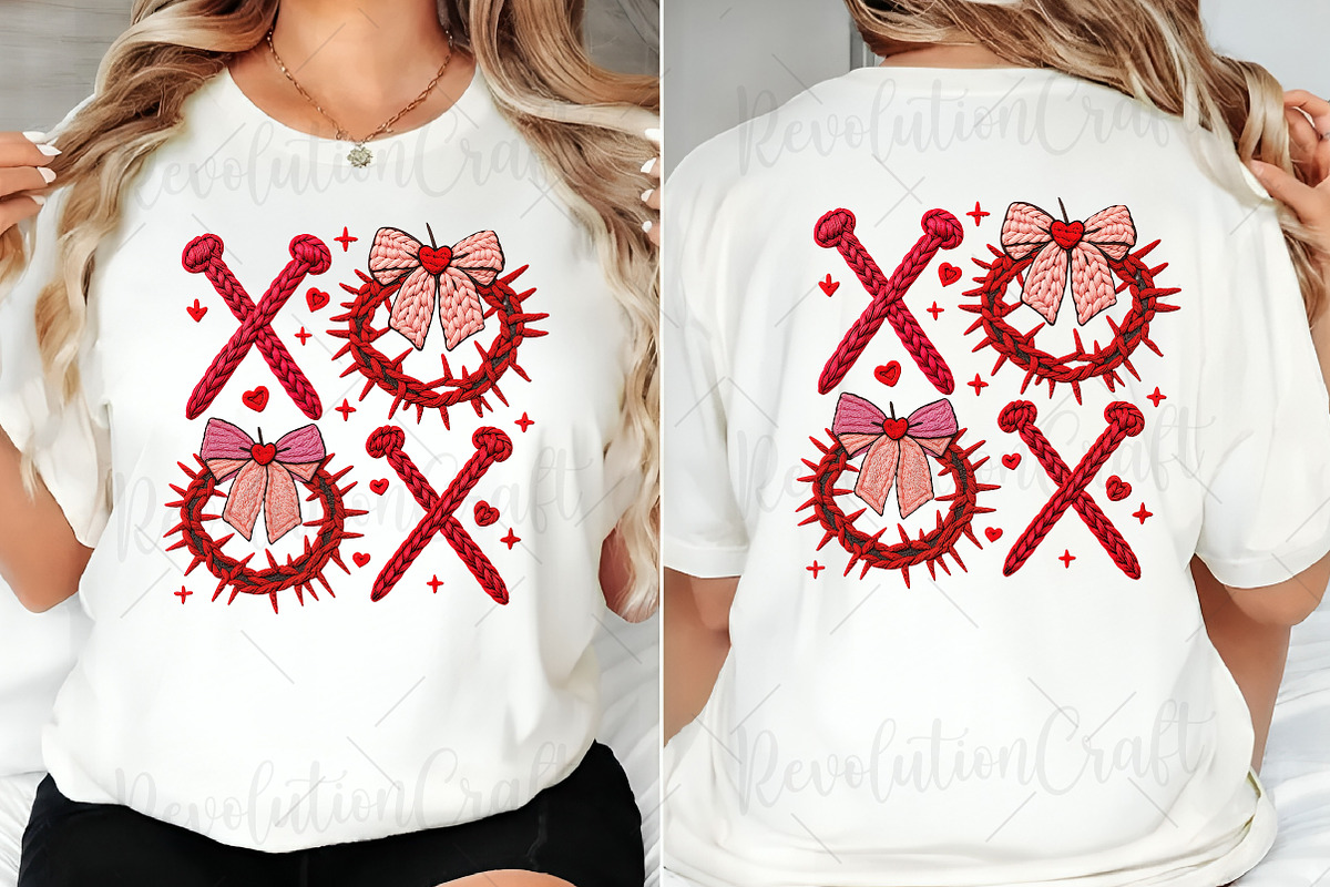Yarn Crochet XOXO Valentine Jesus Pn, an Illustration by OK Design (Photo 4 of 4)