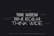 Think Sans Serif Font Family, a Sans Serif Font by Up Up Creative (Thumbnail 8 of 13)