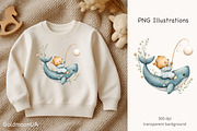 Sweet dreams Patterns & Clipart, an Animal Illustration by GoldmoonUA (Thumbnail 3 of 5)