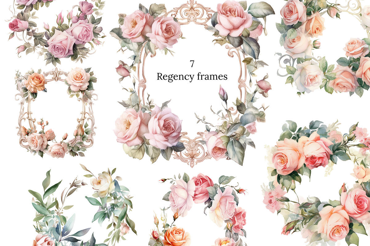 Regency Vintage Clipart Set, a Person Illustration by Twigs and Twine (Photo 6 of 7)