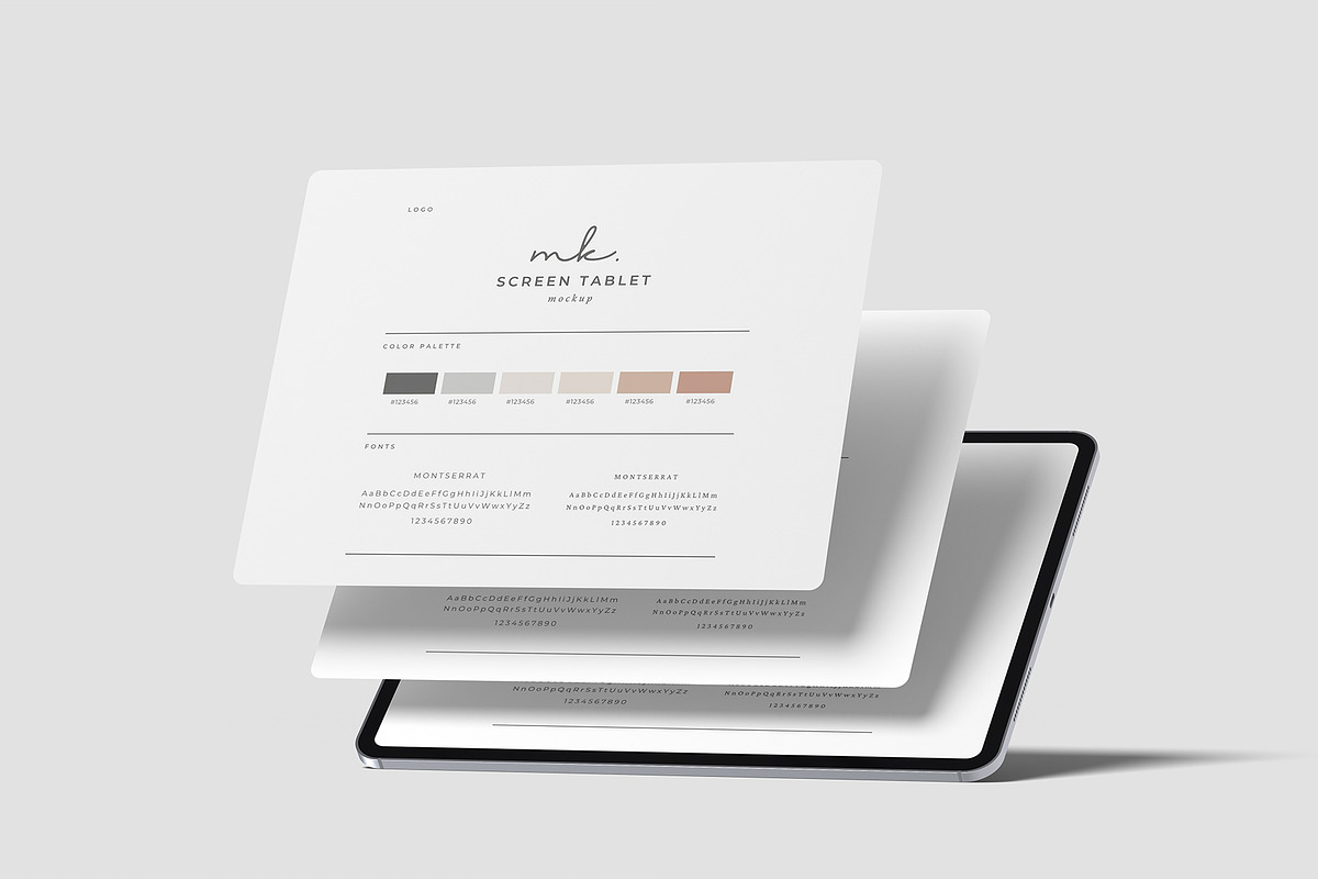 iPad Screen Website Mockup, an iPad Mockup by graphicpages (Photo 6 of 9)