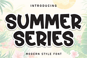 Summer Series | Script Font, a Script Font by Scratchones (Thumbnail 1 of 8)