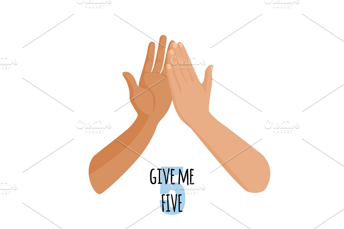 Give me five idea concept. Person, a Person Illustration by Shanvood art