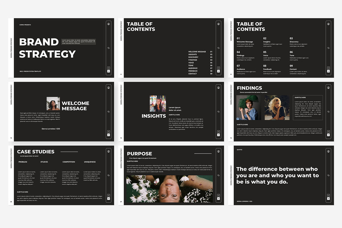Brand Strategy PowerPoint Template, a Presentation Template by Gaize (Photo 5 of 9)